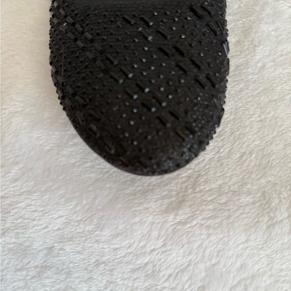 Beaded Black Flats - Picture 2 of 5